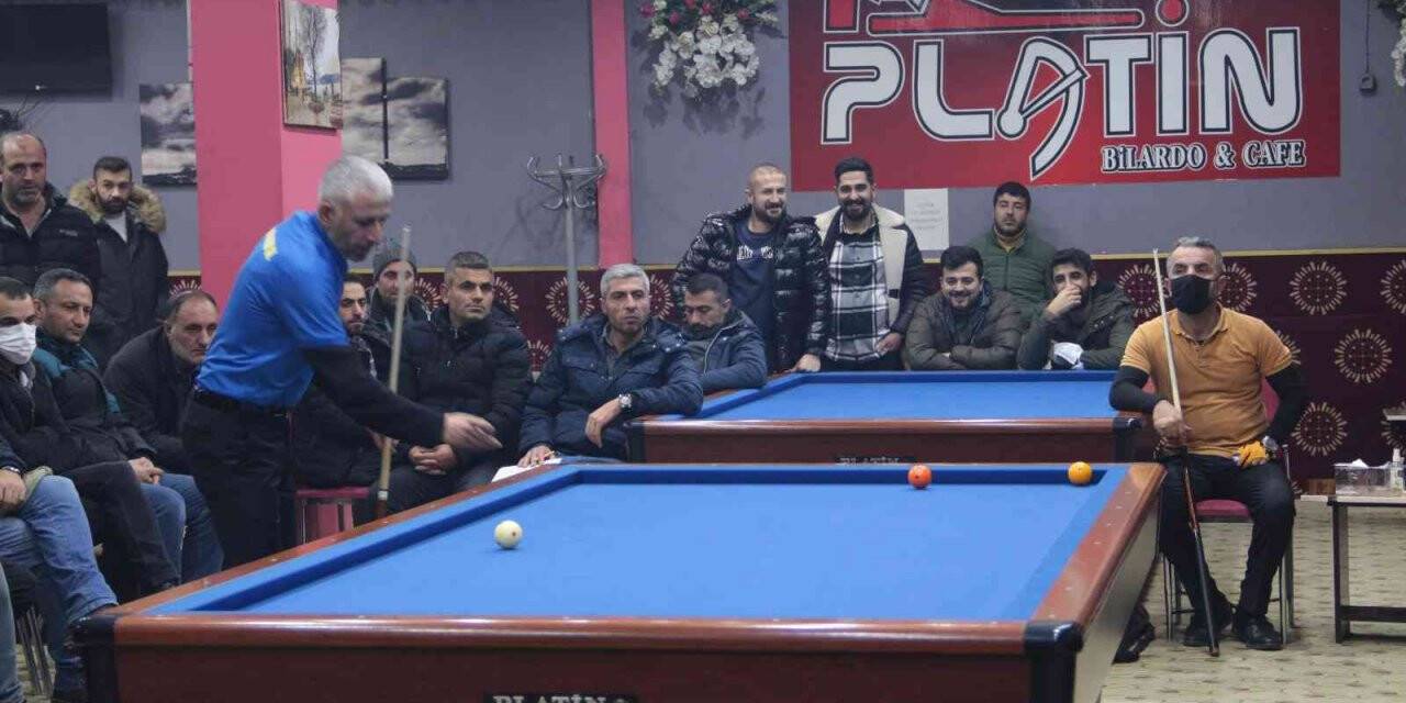Bitlis’te bilardo turnuvası sona erdi