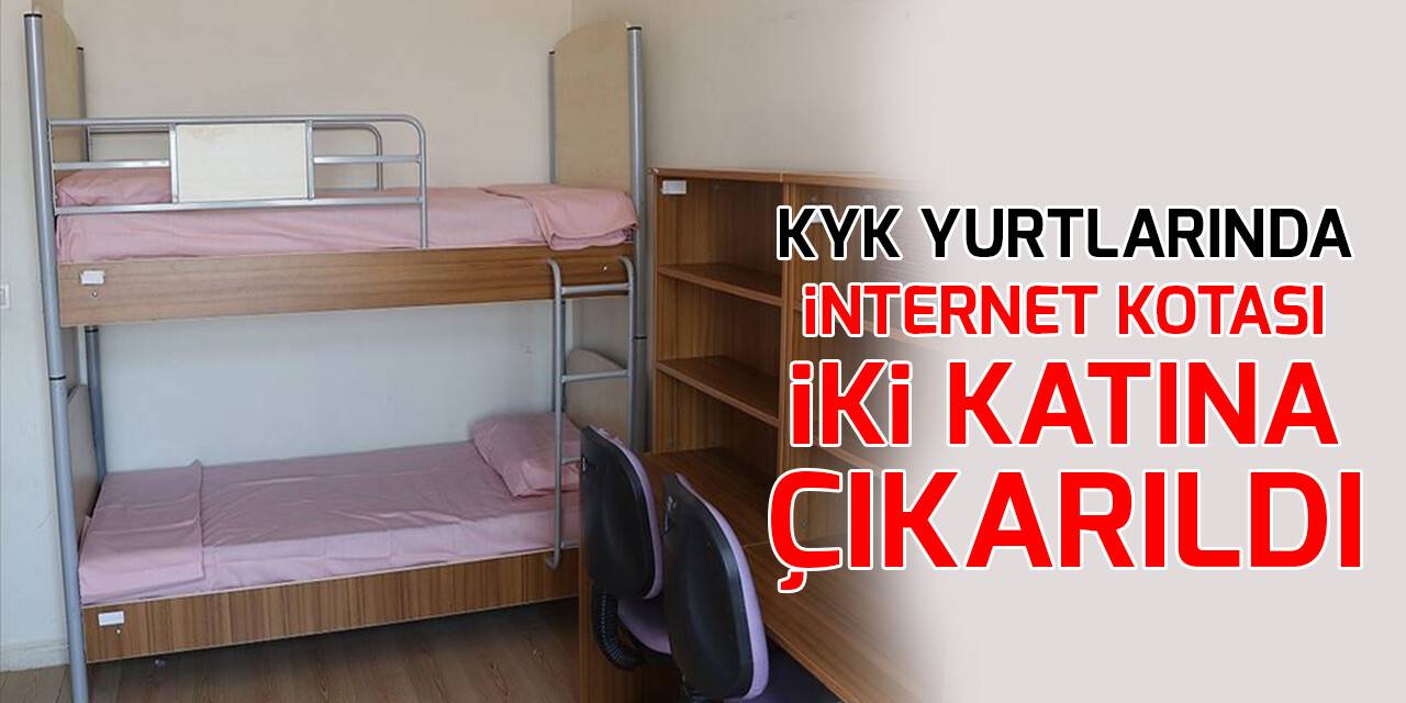 Bakan Kasapoğlu, yurtlardaki internet kotasının iki katına çıktığını duyurdu
