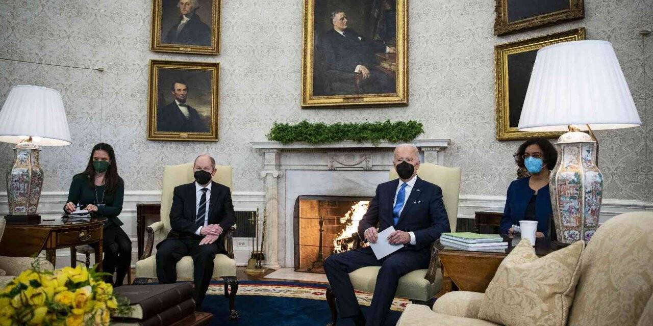 ABD Başkanı Biden, Almanya Başbakanı Scholz ile Beyaz Saray’da bir araya geldi