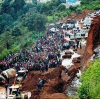 Guatemala'da Heyelan
