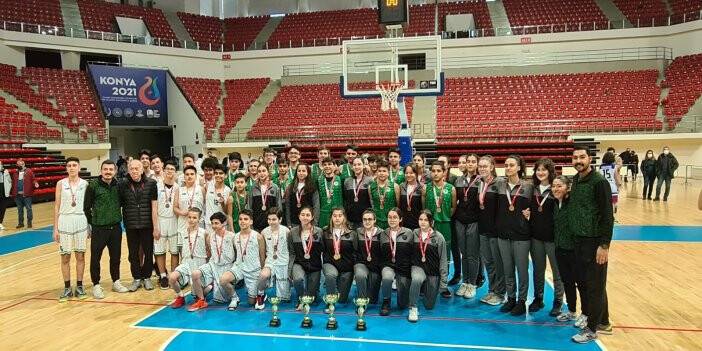 Konyaspor Basketbol altyapı takımlarından başarılı sonuçlar