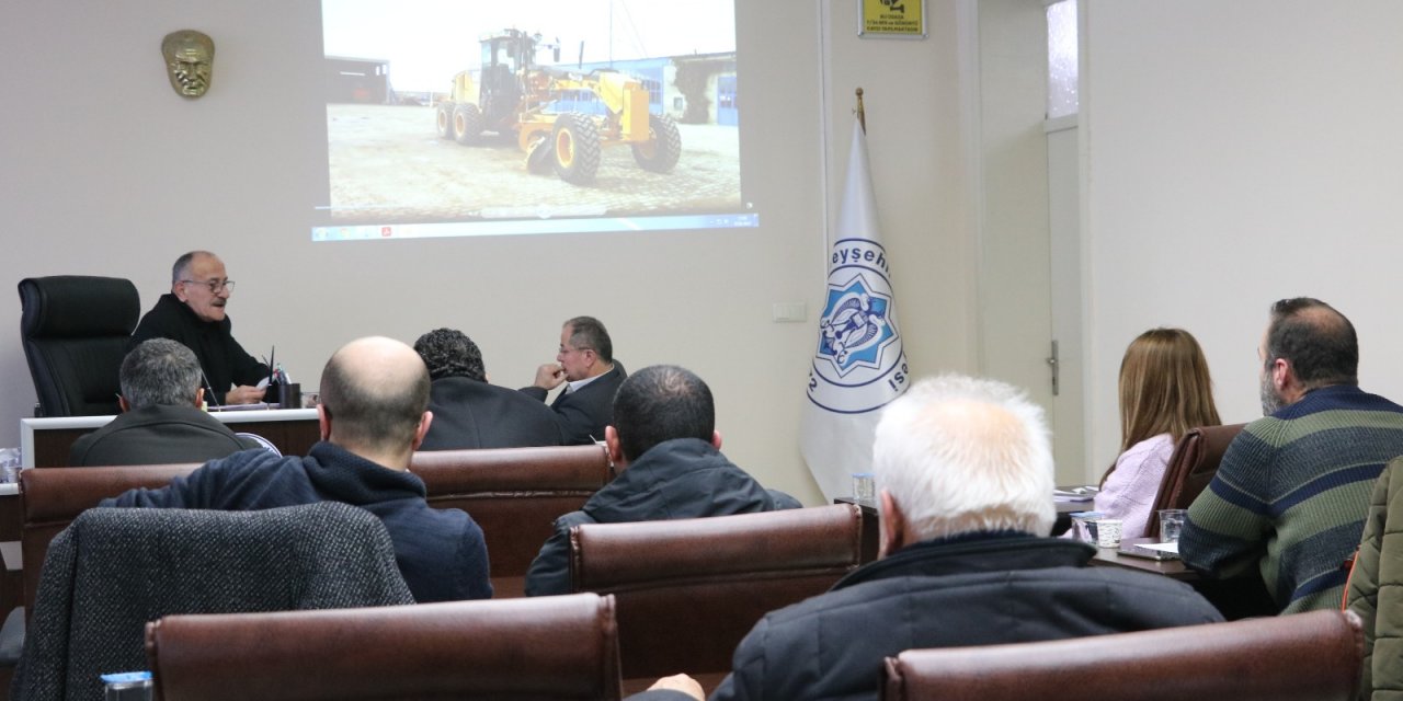 Beyşehir'de Şubat Ayı Meclis Toplantısı yapıldı