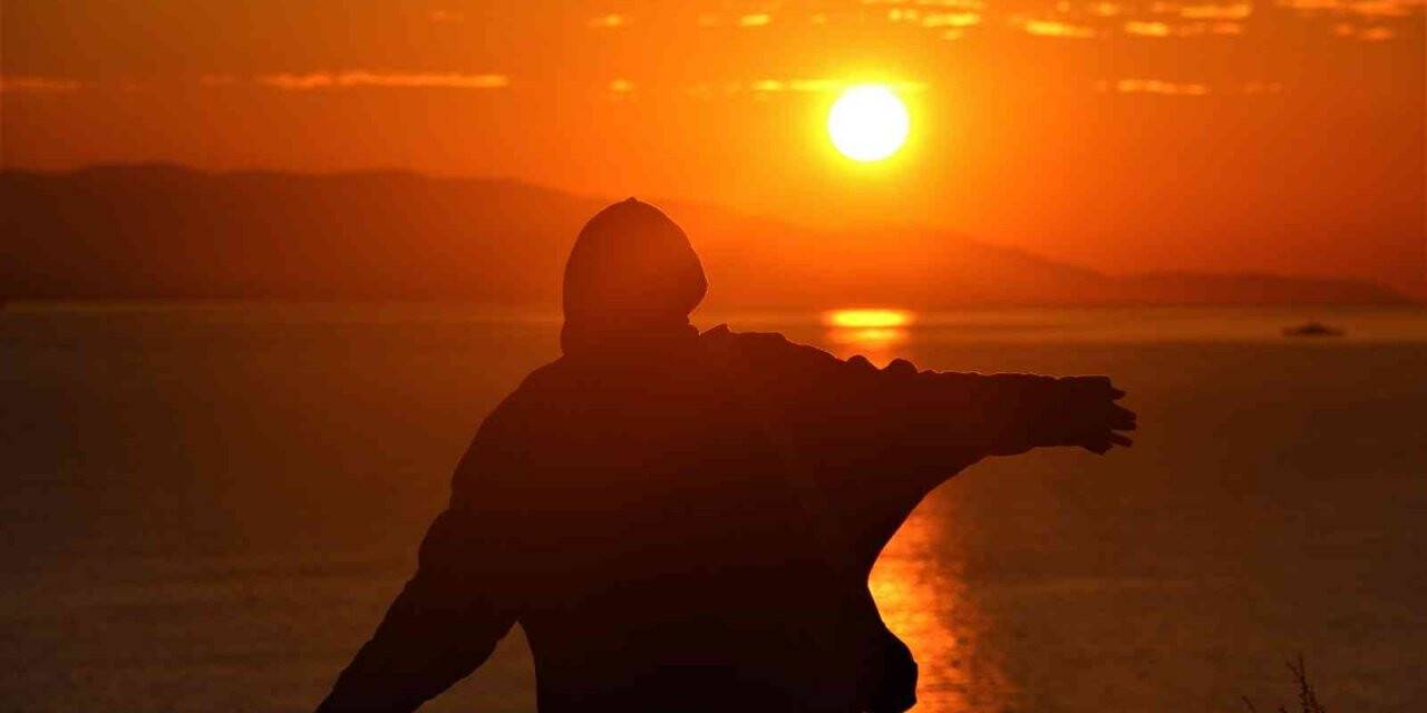 Kocaeli’de mest eden günbatımı