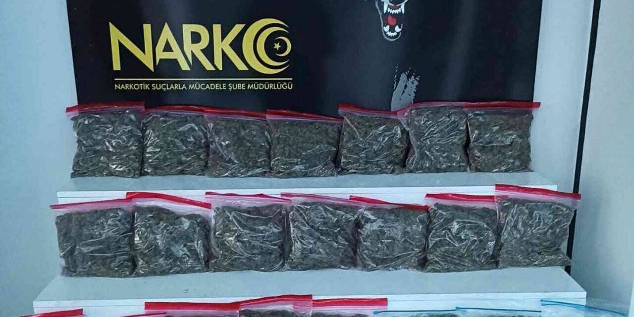 Adana’da 5 kilo 244 gram skunk ele geçirildi
