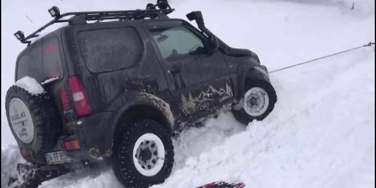 Yaylalara çıkıp mahsur kalan off-roadcılara sitem etti