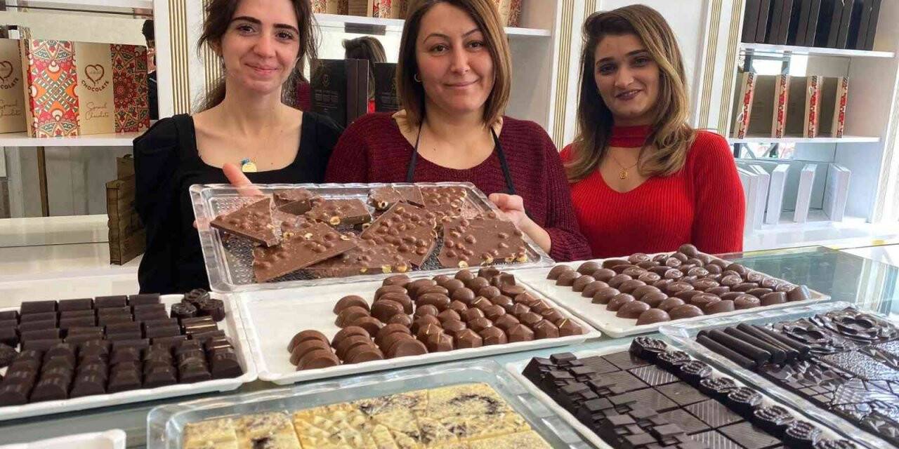 Kadınlar yaptıkları doğal çikolata ile Türkiye’nin ağzını tatlandıracak