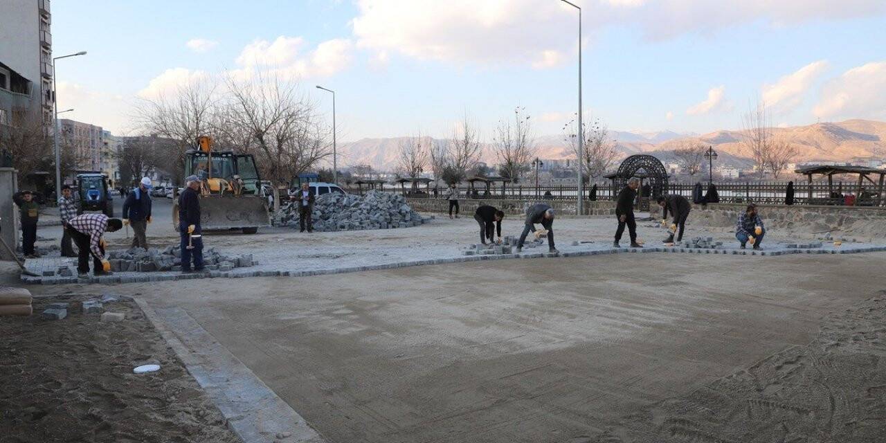 Cizre’de üst yapı çalışmaları devam ediyor