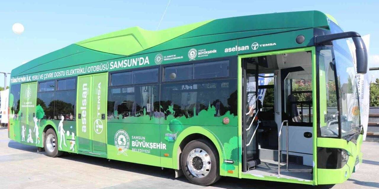 Samsun’a elektrikli otobüs dönemi nisanda başlıyor