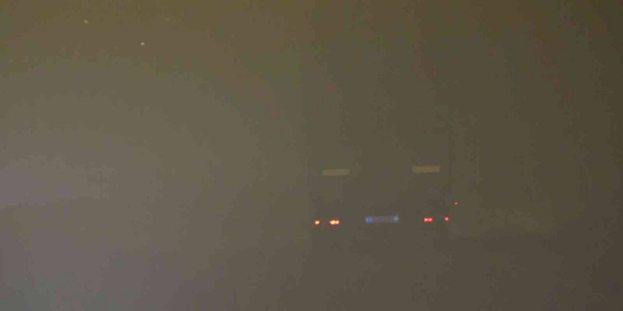 Aksaray’da yoğun sis etkili oluyor