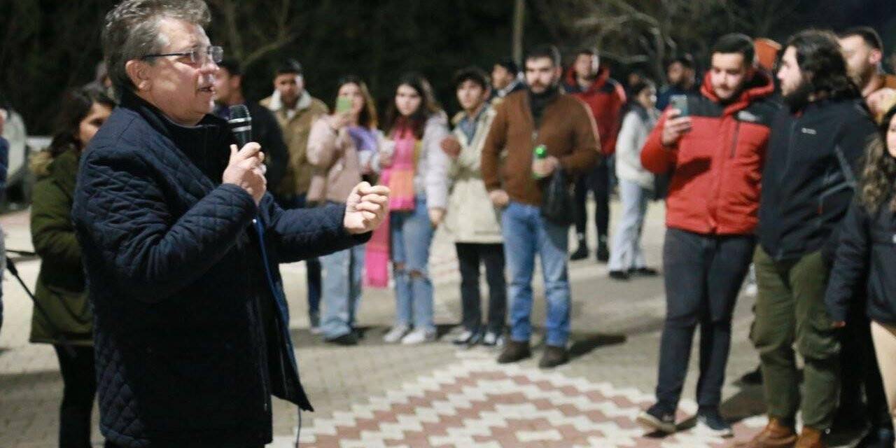 Başkan Arslan gençler ile bir araya geldi