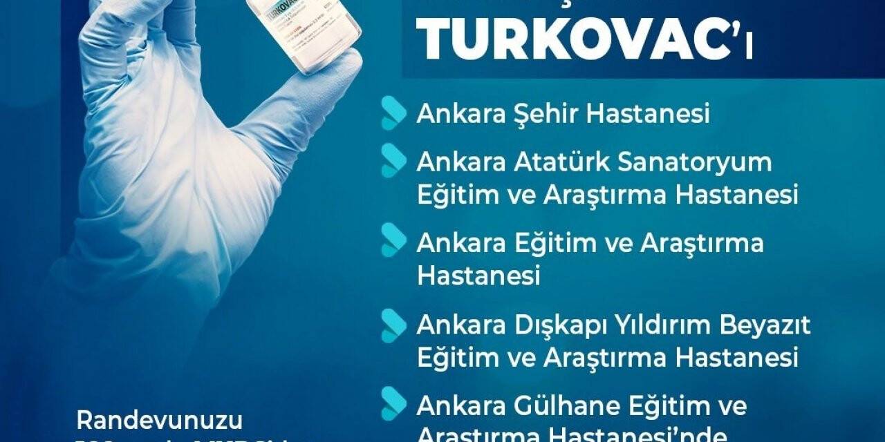 TURKOVAC Başkent’te 4 hastanede daha uygulanmaya başlıyor