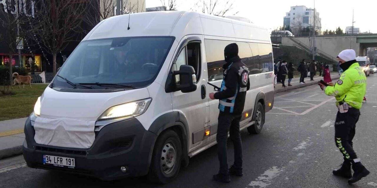 Maltepe’de okul servislerine sıkı denetim