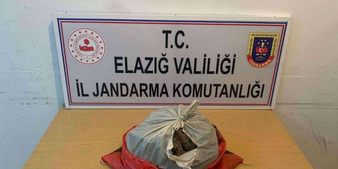 Elazığ’da 1,5 kilo esrar ele geçirildi: 2 gözaltı