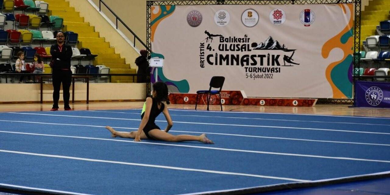 Balıkesir’de ulusal cimnastik turnuvası