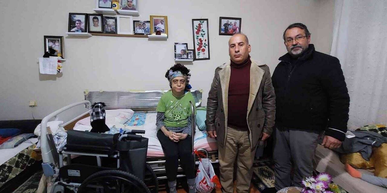 Milas’ta bağışlanan tekerlekli sandalye ihtiyaç sahibine ulaştırıldı