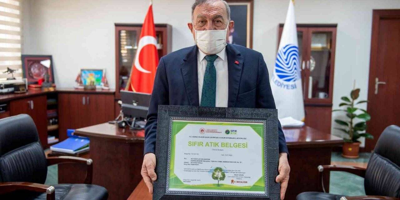 Seyhan’ın atık yönetim modeline "Sıfır Atık Belgesi"