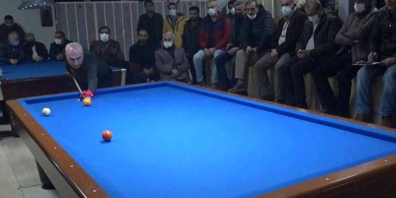Diyarbakır’da 13 gün süren bilardo şampiyonasına 121 sporcu katıldı