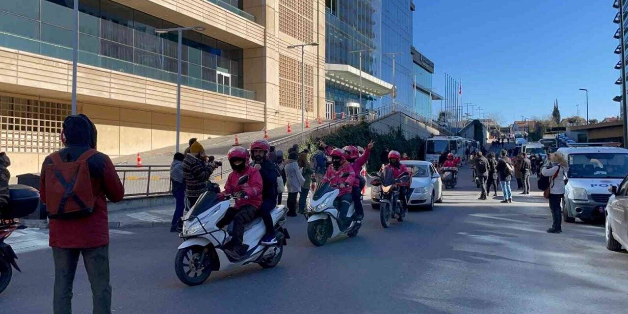 Yemeksepeti kuryelerinin eylemi 7’nci gününde devam etti