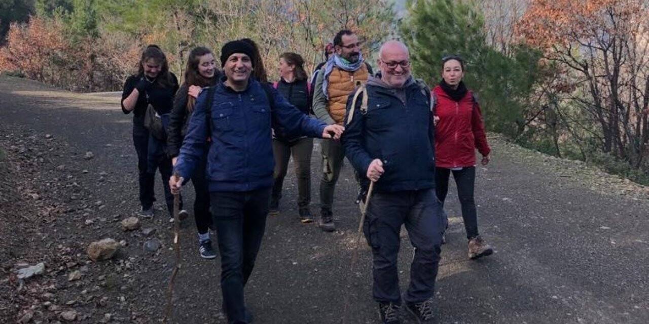 TURBELDAK Vişneli-Nazarköy parkurunda yürüyüşünü tamamladı