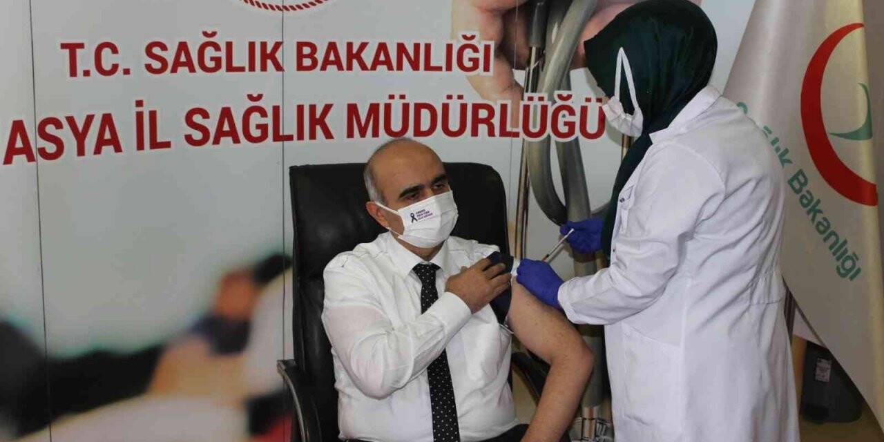 Amasya’da yerli aşı Turkovac uygulanmaya başlandı