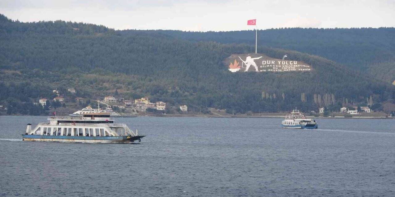 Çanakkale’de yarınki Gökçeada seferlerine fırtına engeli