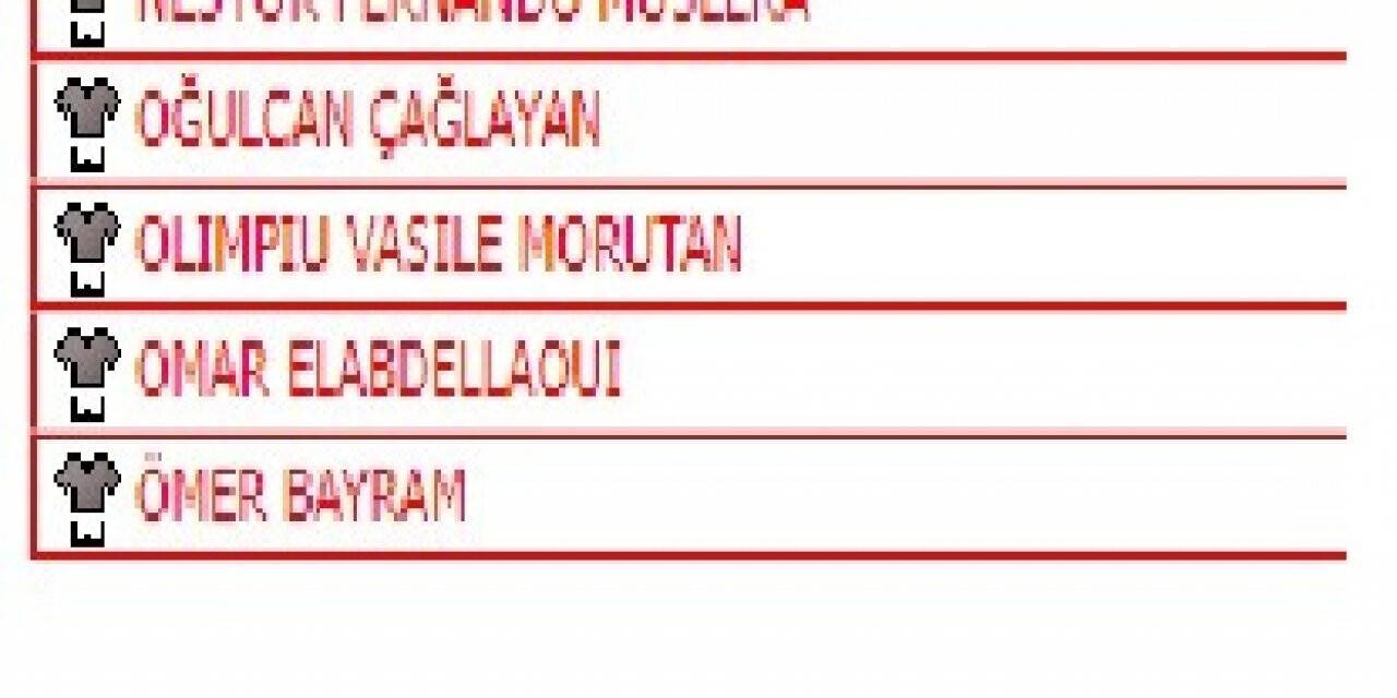 Galatasaray’da Omar Elabdellaoui’nin lisansı çıkartıldı.