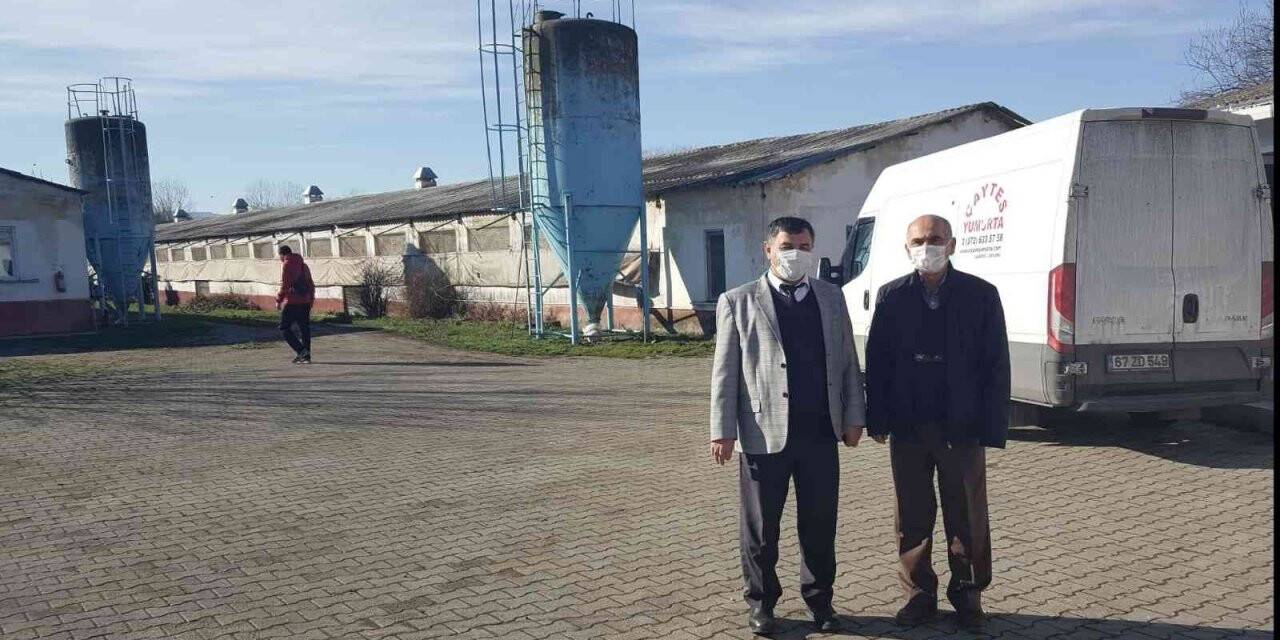 İl Tarım ve Orman Müdürü Çataklı, tavuk çiftliğini inceledi
