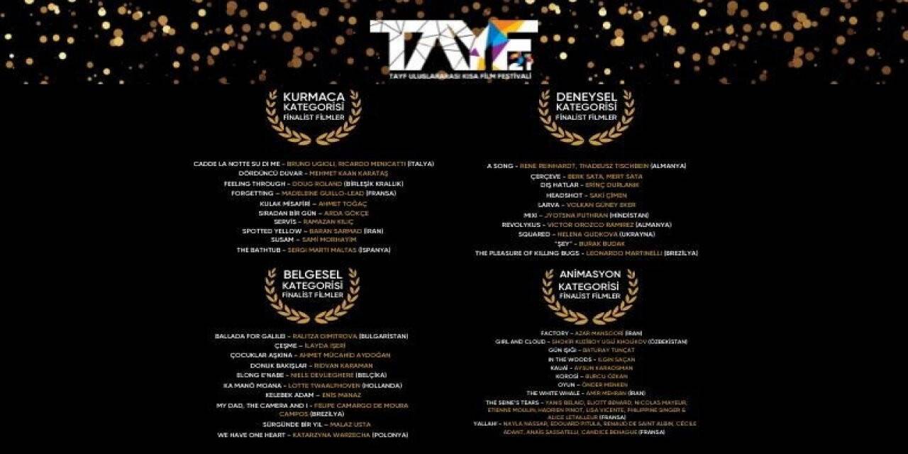 TAYF Uluslararası Kısa Film Festivali sinemaseverlere kapılarını açıyor