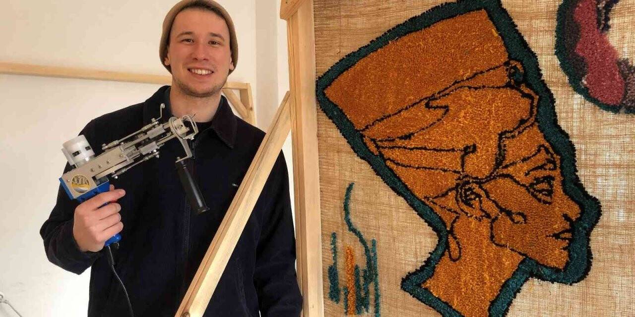 Genç iç mimardan mesleğindeki eksikliğe ’Tufting’ çözümü