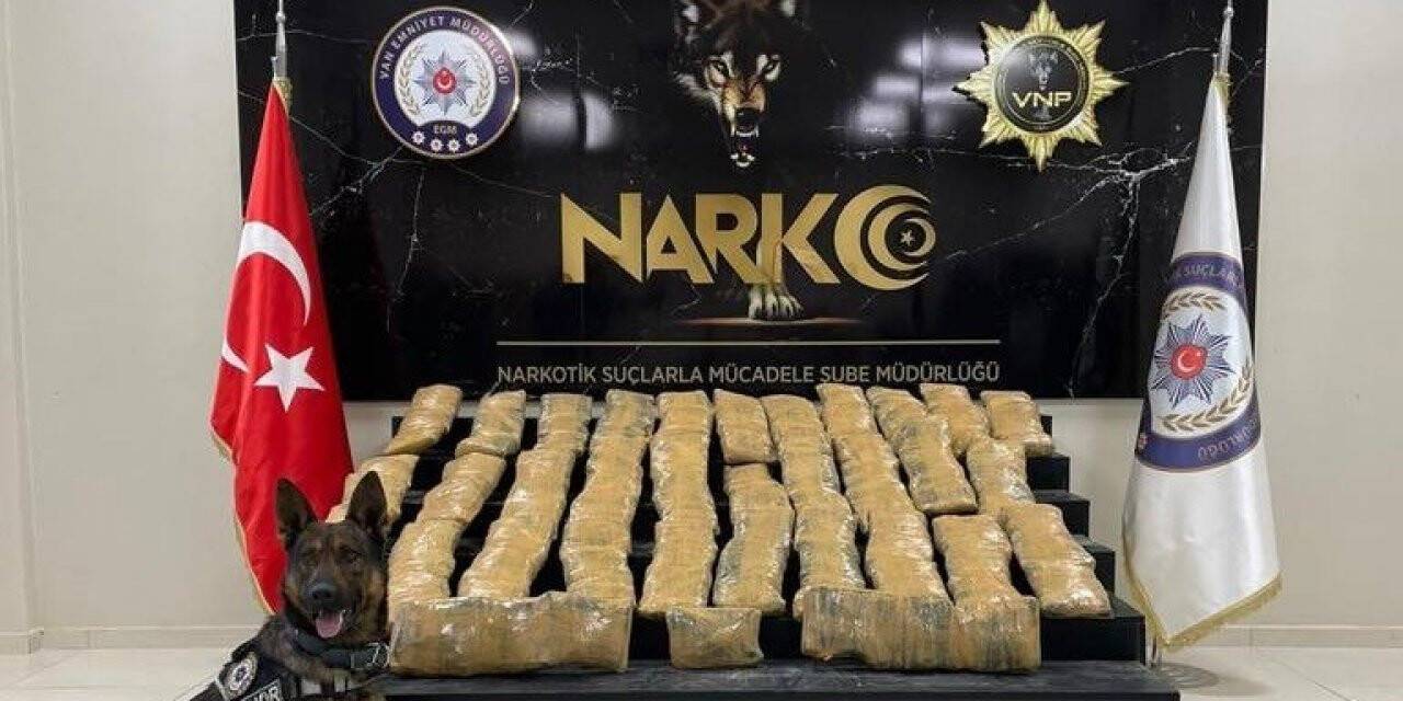 Thor’un katıldığı operasyonda 114 kilo 900 gram eroin ele geçirildi