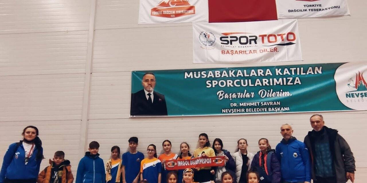 Küçük dağcılar kürsüleri fethetti