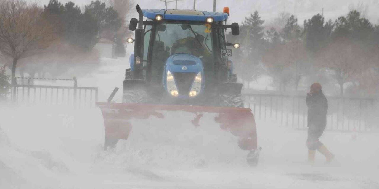Sivas’ta kuvvetli kar yağışı uyarısı