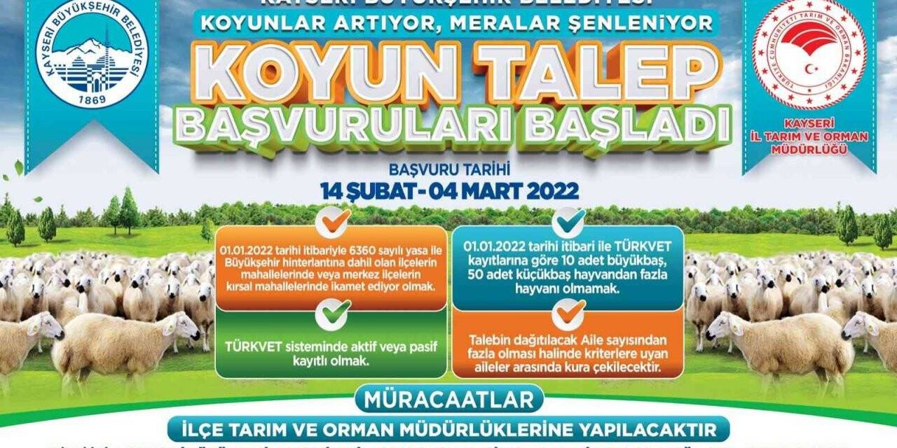 Başkan Büyükkılıç: "3 bin 200 küçükbaş dağıtacağız"