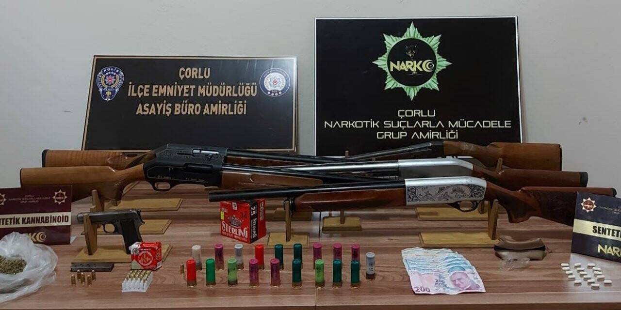 Tekirdağ’da uyuşturucu satıcılarına şafak operasyonu