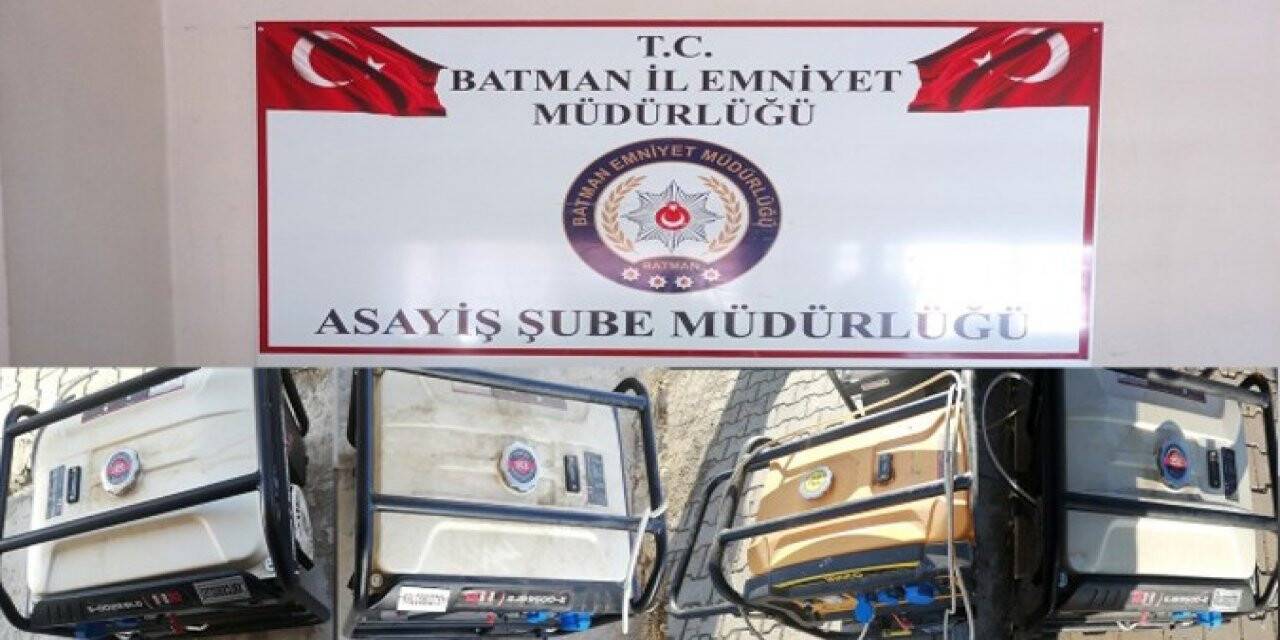 Batman’da baz istasyonu hırsızları tutuklandı