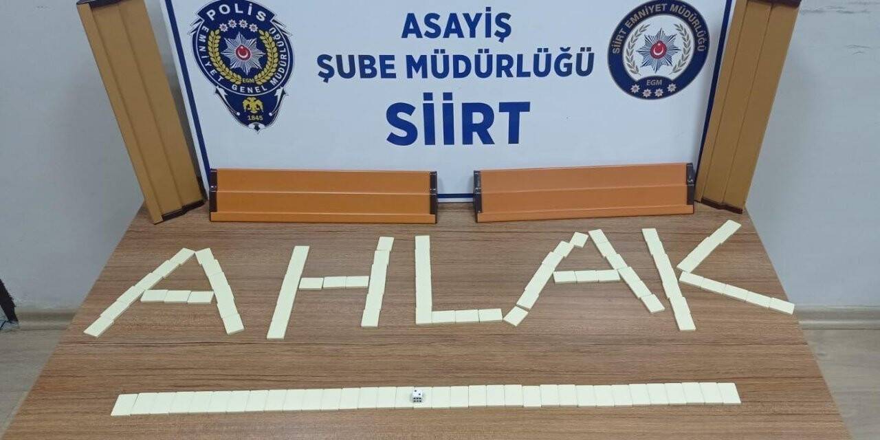 Siirt’te kumar oynadıkları tespit edilen şahıslar hakkında işlem yapıldı