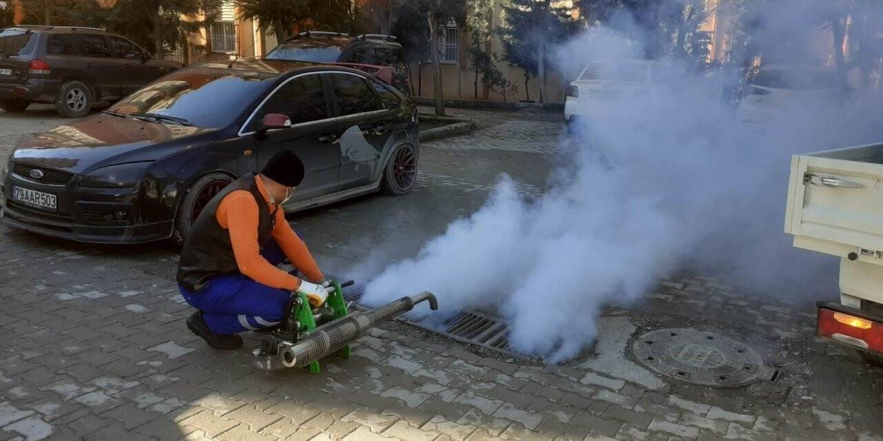Kilis’te ilaçlama çalışmaları devam ediyor