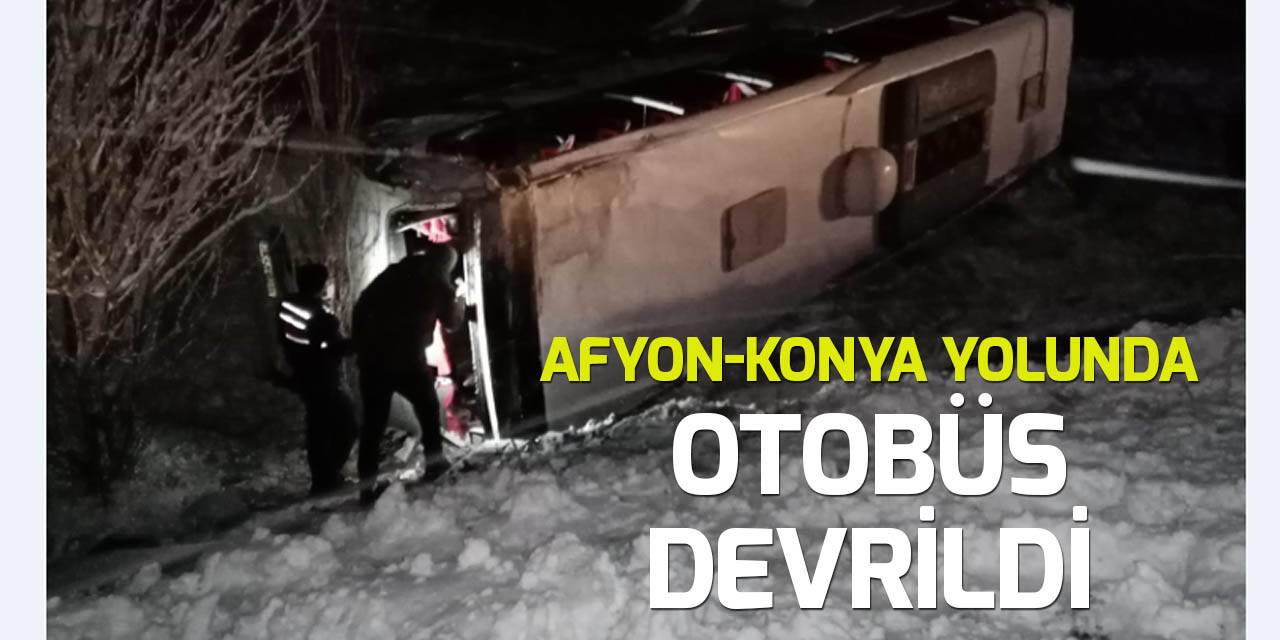 Yolcu otobüsü şarampole devrildi: 15 yaralı
