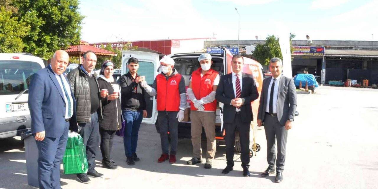 Tarsus’ta sanayi esnafına kaynar ikramı