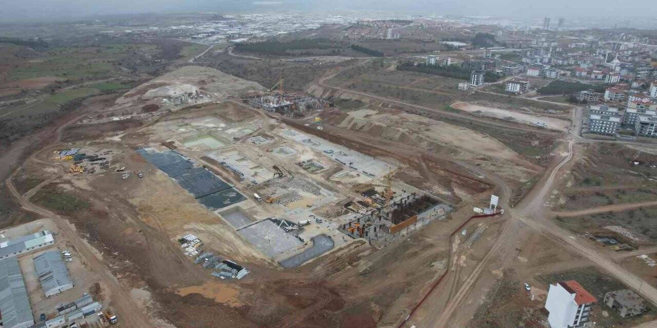 Denizli Şehir Hastanesi inşaatı yükseliyor