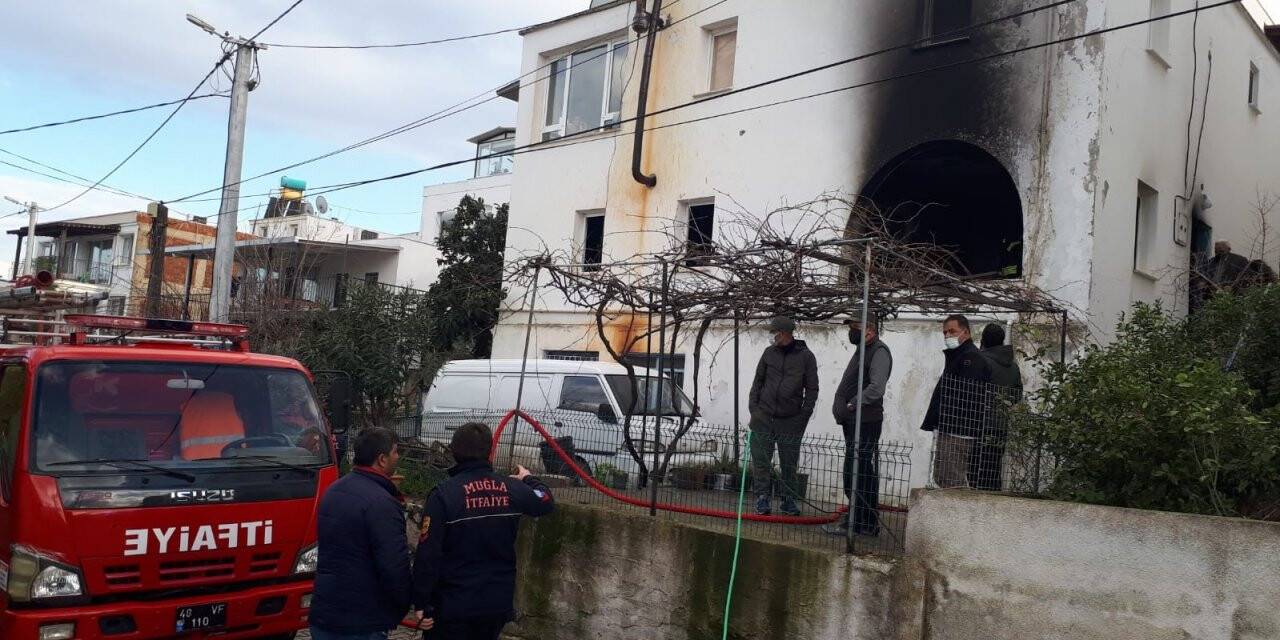 Soba külü yangın çıkardı