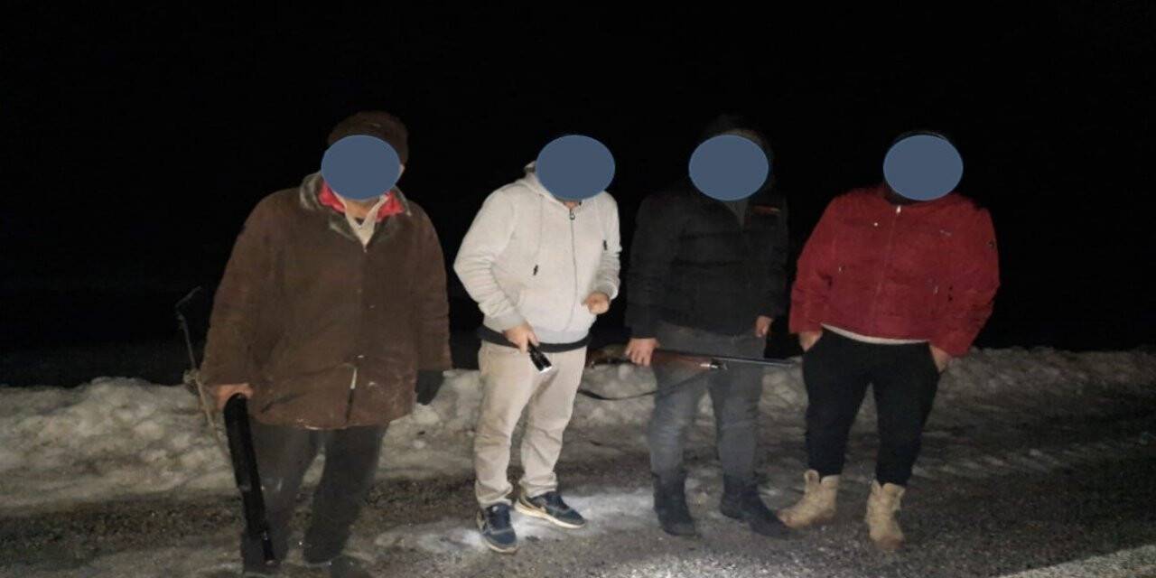 Konya’da projektörle avlandığı iddia edilen 4 kişi yakalandı