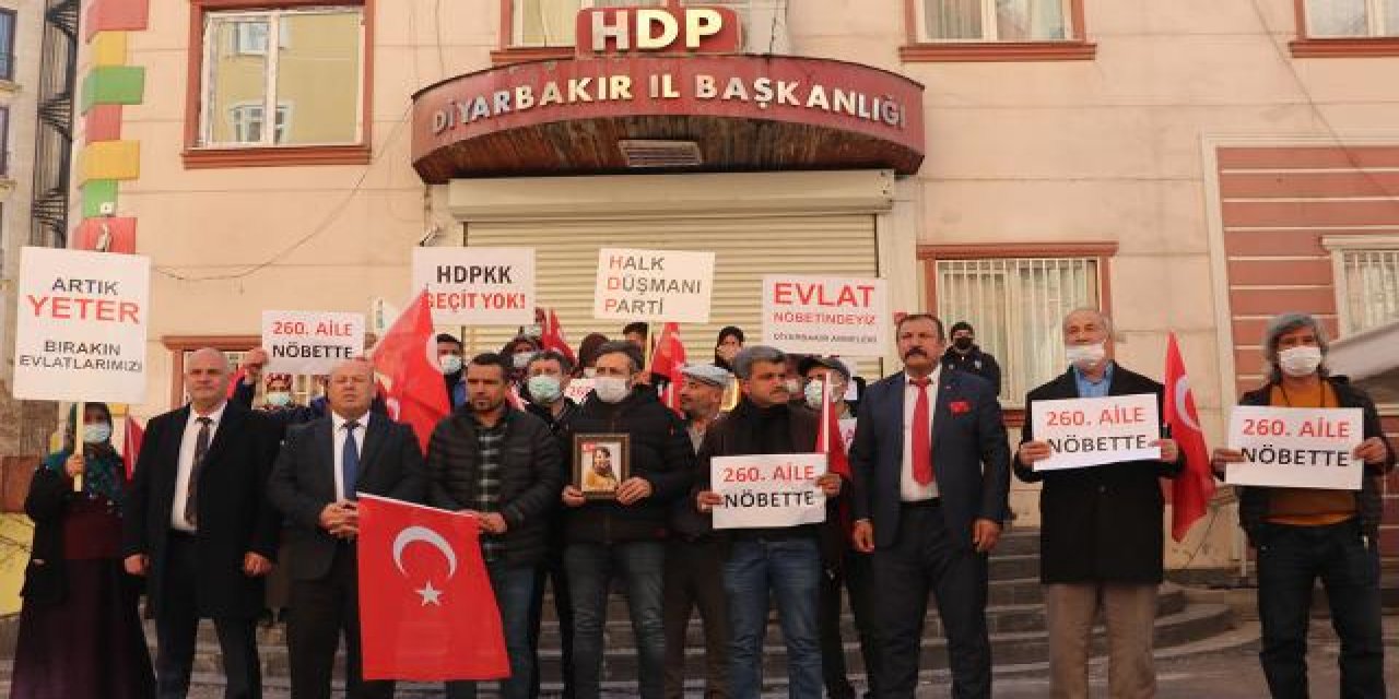 Diyarbakır'da evlat nöbetindeki aile sayısı 260'a yükseldi