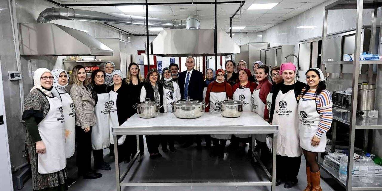 Büyükşehirde aşçı yardımcılığı kursu devam ediyor
