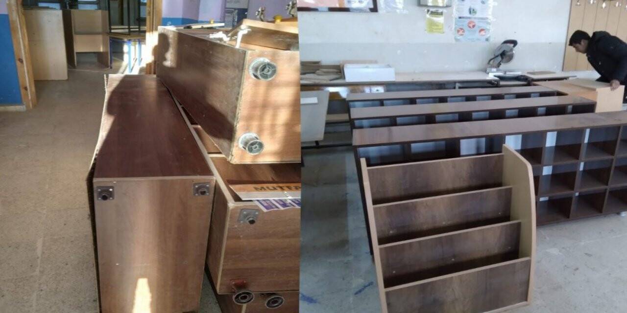 Iğdır’da okullarda kullanılmayan malzemeler dönüştürülüyor