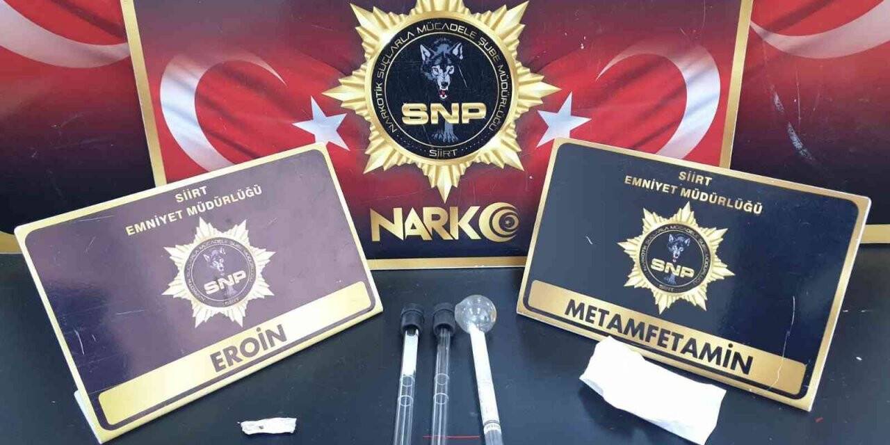 Siirt’te şüpheli şahıs üzerinde uyuşturucu madde ele geçirildi