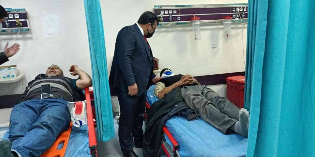 Başkan Sülük kazada yaralananları ziyaret etti