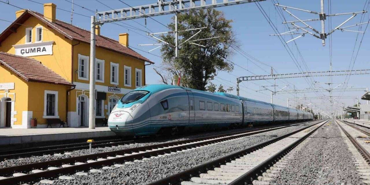 Karaman ile İstanbul ve Ankara arasında YHT ile bir ayda 110 bin yolcu seyahat etti