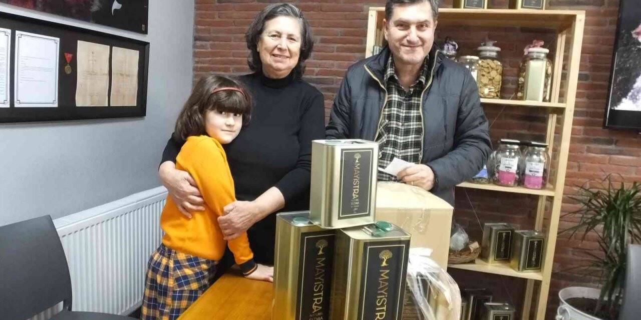 Burhaniye zeytinyağı 81 vilayete gidiyor