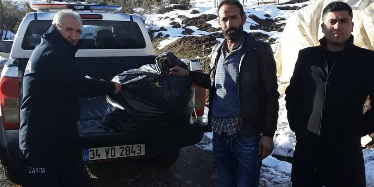 Mezitli Belediyesinden karakış desteği